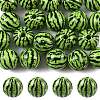 20Pcs Opaque Acrylic Beads MACR-FS0002-28B-1