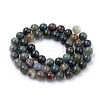 Natural Indian Agate Beads Strands X-G-S259-31-6mm-2