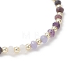 Dyed Natural Malaysia Jade & Synthetic Hematite Beaded Stretch Bracelets for Women BJEW-JB13069-04-4