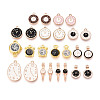Alloy Enamel Pendants PALLOY-T094-13M-KCG-2