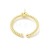 Brass Open Cuff Ring Settings KK-G518-02G-02-3