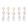 Shell Pearl & Glass Pendants PALLOY-JF04717-1
