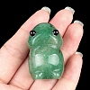 Natural Green Aventurine Carved Frog Figurines PW-WG73755-05-1