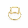 Hollow Rectangle Rack Plating Alloy Wide Band Rings RJEW-Q163-016-RS-2