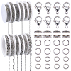 32M 12 Styles 304 Stainless Steel Cable Chains CHS-SP0001-04-1
