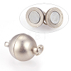 Brass Magnetic Clasps with Loops LS-KK-K176-01S-2