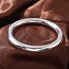 304 Stainless Steel Plain Bangles for Women BJEW-S161-10P-1