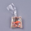 Resin Pendants X-RESI-WH0008-10A-1