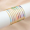 5Pcs 5 Colors Bohemian Color Glass Seed Beaded Stretch Bracelet Sets for Women Elegant Casual Jewelry Gift ES9222-1-1