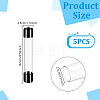 5Pcs PVC Plastic Transparent Storage Tube FIND-GA0008-68B-2