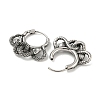 316 Surgical Stainless Steel Hoop Earrings EJEW-D096-08D-AS-2