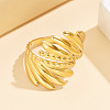 304 Stainless Steel Cuff Open Rings WG749B5-02-1