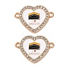Alloy Enamel MAKKAH Links Connector Charms FIND-K030-01A-01-1