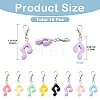 15Pcs Resin Pendant Decorations HJEW-YW00558-2
