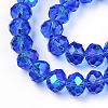 Electroplate Glass Beads Strands EGLA-A034-T2mm-L26-2