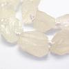 Natural Quartz Crystal Beads Strands G-G697-E01-3