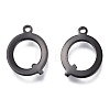 304 Stainless Steel Charms STAS-H112-Q-EB-2