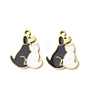 304 Stainless Steel Enamel Charms STAS-M105-24G-2