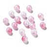 Two Tone Opaque Acrylic Beads LS-SACR-P024-01A-W06-1