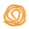 Electroplate Transparent Glass Beads EGLA-B013-02A-AB10-2