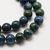 Natural Chrysocolla and Lapis Lazuli Beads Strands G-G735-07-4mm-3