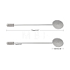 Tarnish Resistant 304 Stainless Steel Brooch Findings LS-X-STAS-S066-01-4