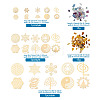 Self Adhesive Brass Stickers DIY-TA0008-69-7