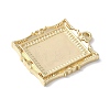 Brass Pendant Cabochon Settings KK-V005-01G-03-2
