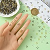 1200Pcs 6 Colors Iron Brass Open Jump Ring IFIN-YW0003-04-5