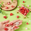 30Pcs 5 Styles Opaque Acrylic Beads MACR-TA0002-94-6