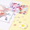 120Pcs 15 Colors Transparent Spray Paint Glass Beads GLAA-FS0002-12B-10