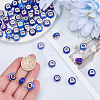 100Pcs 10 Styles Resin European Beads RPDL-SP0001-08-3