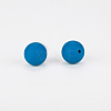 Round Silicone Focal Beads SI-JX0046A-34-2