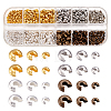 Brass Crimp Beads Covers KK-TA0007-01-12