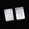 Natural White Shell Pendants SSHEL-D083-29A-2