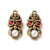 304 Stainless Steel & ABS Plastic Pearl Pendants PL-L002-04AG-01-1