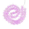 Baking Paint Electroplate Transparent Glass Beads Strands EGLA-N017-07-A03-2