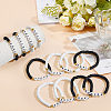 16Pcs 4 Style Acrylic & Handmade Polymer Clay Bead Bracelets BJEW-MA00002-3