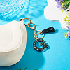1Pc Resin Letter Keychains KEYC-TADJ0001-09G-5