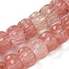 Cherry Quartz Glass Beads Strands G-G142-A04-01-2