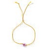 Flower Resin Beaded Slider Bracelets for Women SL9741-4-1