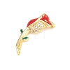 Brass Micro Pave Cubic Zirconia Pendants LS-KK-H273-35G-03-2
