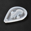 DIY Christmas Snowman Pendant Silhouette Silicone Statue Molds DIY-G056-A05-5