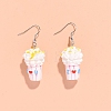 Resin Food Model Dangle Earrings PW-WG50B0B-01-1