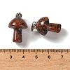 Natural Mahogany Obsidian Pendants GG-CBAA0EE-05P-02-3