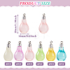  48Pcs 6 Colors Opaque Resin Pendants RESI-TA0002-01-4