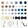 DIY Beaded Keychain Bracelet Making Kit DIY-TA0004-23-11