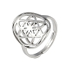 304 Stainless Steel Adjustable Rings for Women RJEW-M008-01P-1