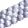 Dyed Natural Selenite Beads Strands G-T138-232B-1