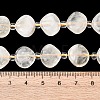 Natural Lemon Quartz(Heated) Carved Beads Strands G-H339-A06-01-5